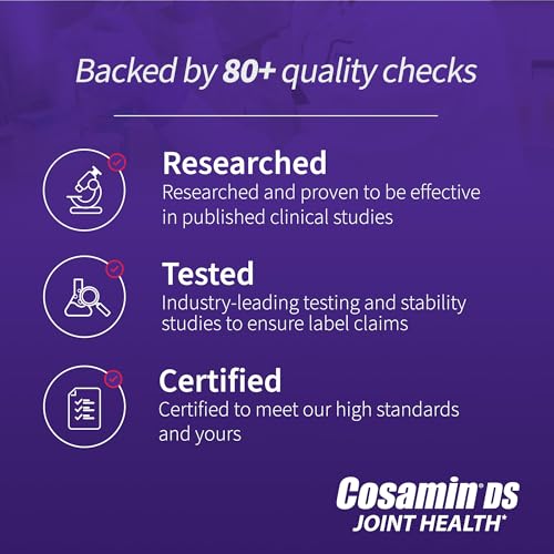 Cosamin DS Joint Health – Glucosamine & Chondroitin – Nutramax 150 Caplets