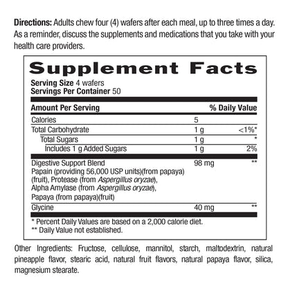 Country Life Papaya Enzymes Chewables – Digestive Support (200 Ct, Pack of 2)