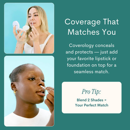 Coverology Cold Sore Treatment & Concealer – Full Coverage Cold Sore Cover-Up
