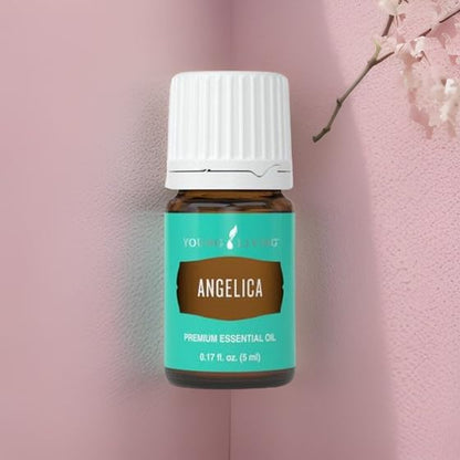 Young Living Angelica Premium Essential Oil – Calming Aromatic Diffuser Blend (5ml)