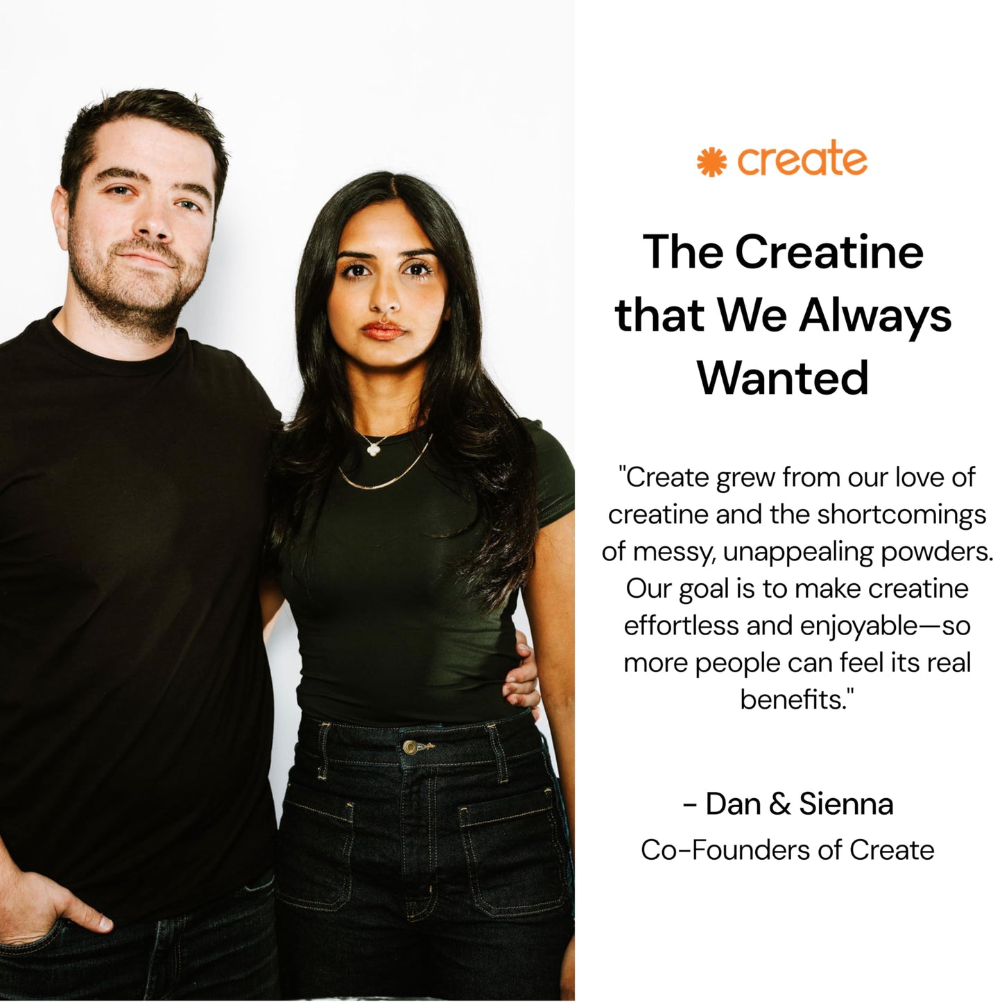 Create Single-Serve Creatine Monohydrate Powder – 5g Creapure Creatine, Sugar-Free, Vegan | Mixed Berry | 30 Portable Packets