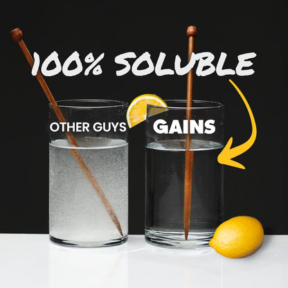 Gains in Bulk Instantized Creatine Monohydrate – Soluble, No Bloat, 30 Servings