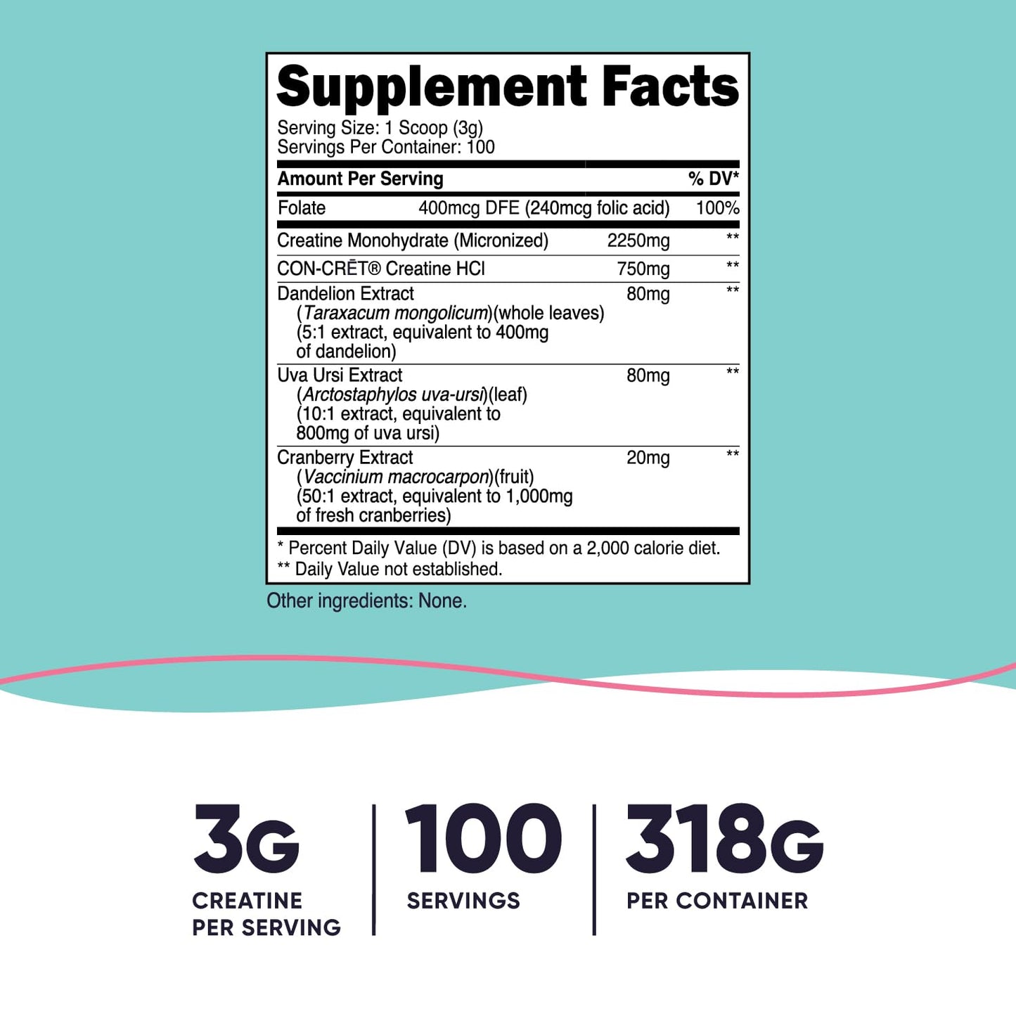 Nutricost Creatine Monohydrate Powder for Women - Micronized, Unflavored, 100 Servings