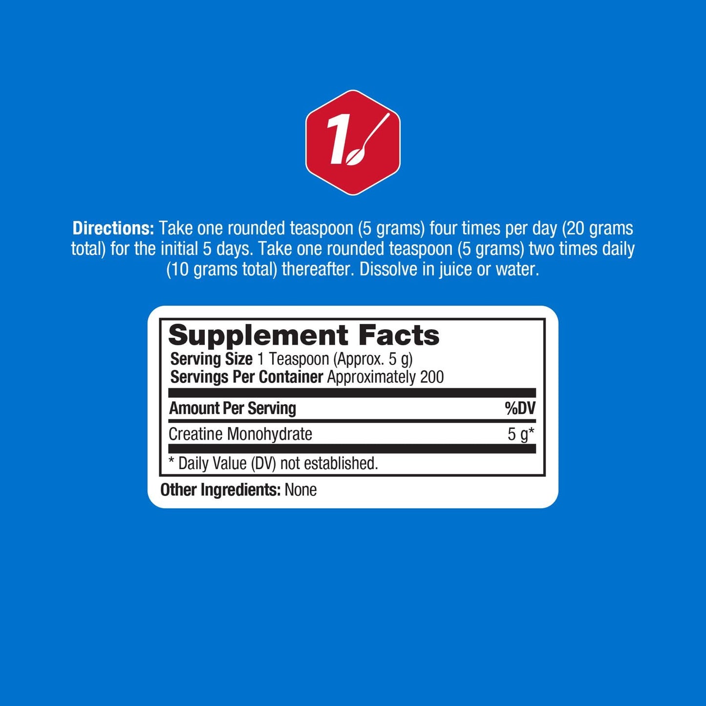 ProLab Nutrition Creatine Monohydrate Micronized Powder 1000g - Pure Creatine for Muscle Strength, Power & Endurance (Unflavored, 5g per serving, 200 servings)