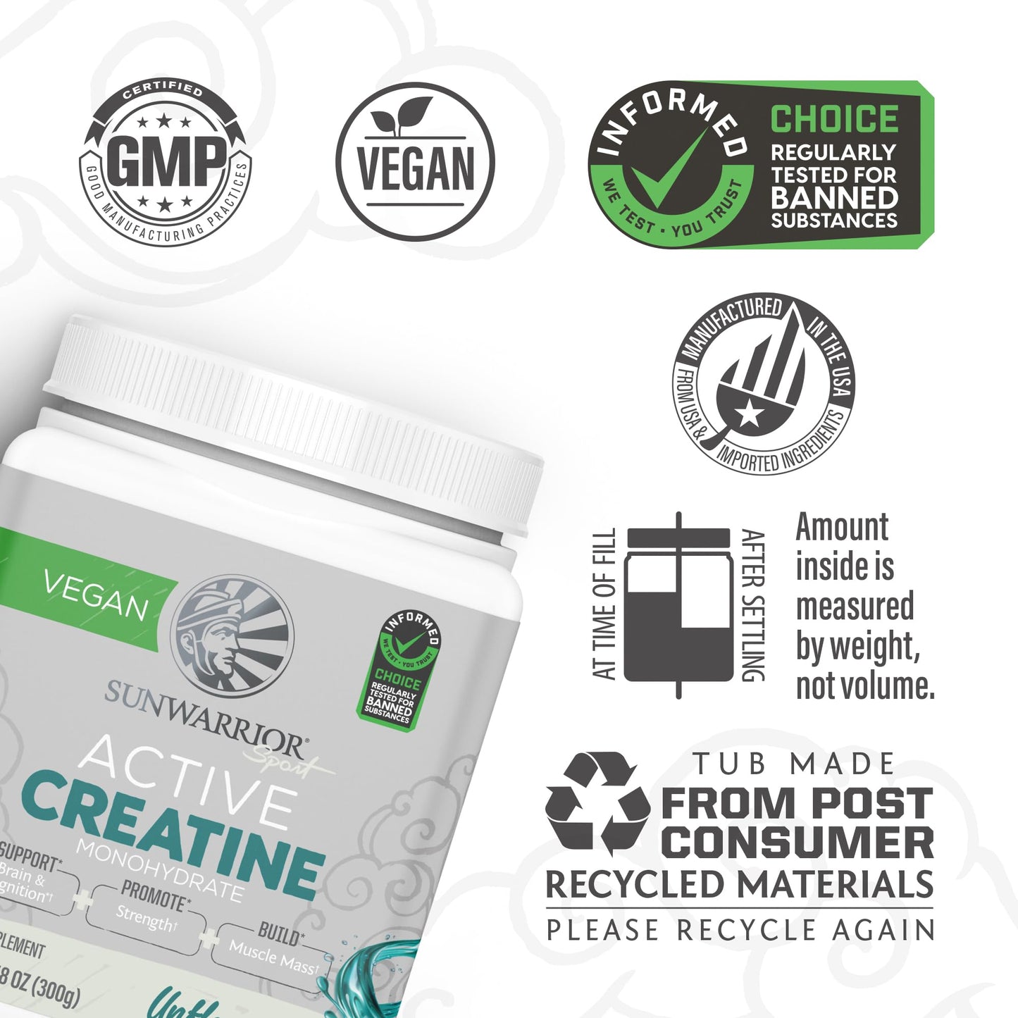 Creatine Monohydrate Powder – Micronized Pre-Workout | Vegan & Keto | 60 Servings