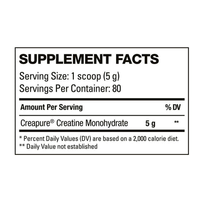 HD Muscle CreaHD Creapure | 100% Vegan Creatine Monohydrate | 80 Servings
