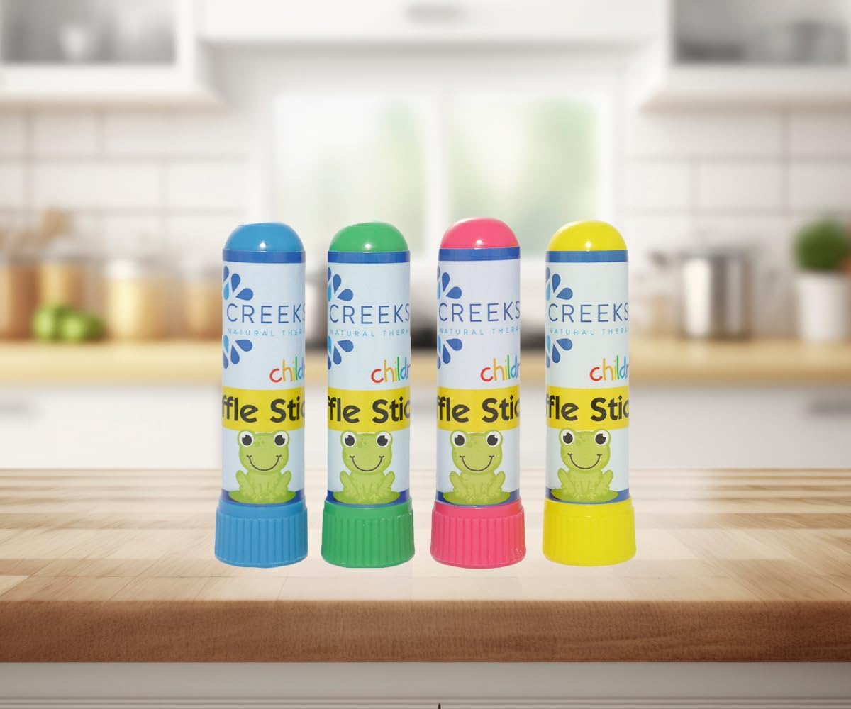 Creekside Naturals Sniffle Sticks – Pocket-Sized Nasal Inhalers with Natural Essential Oils