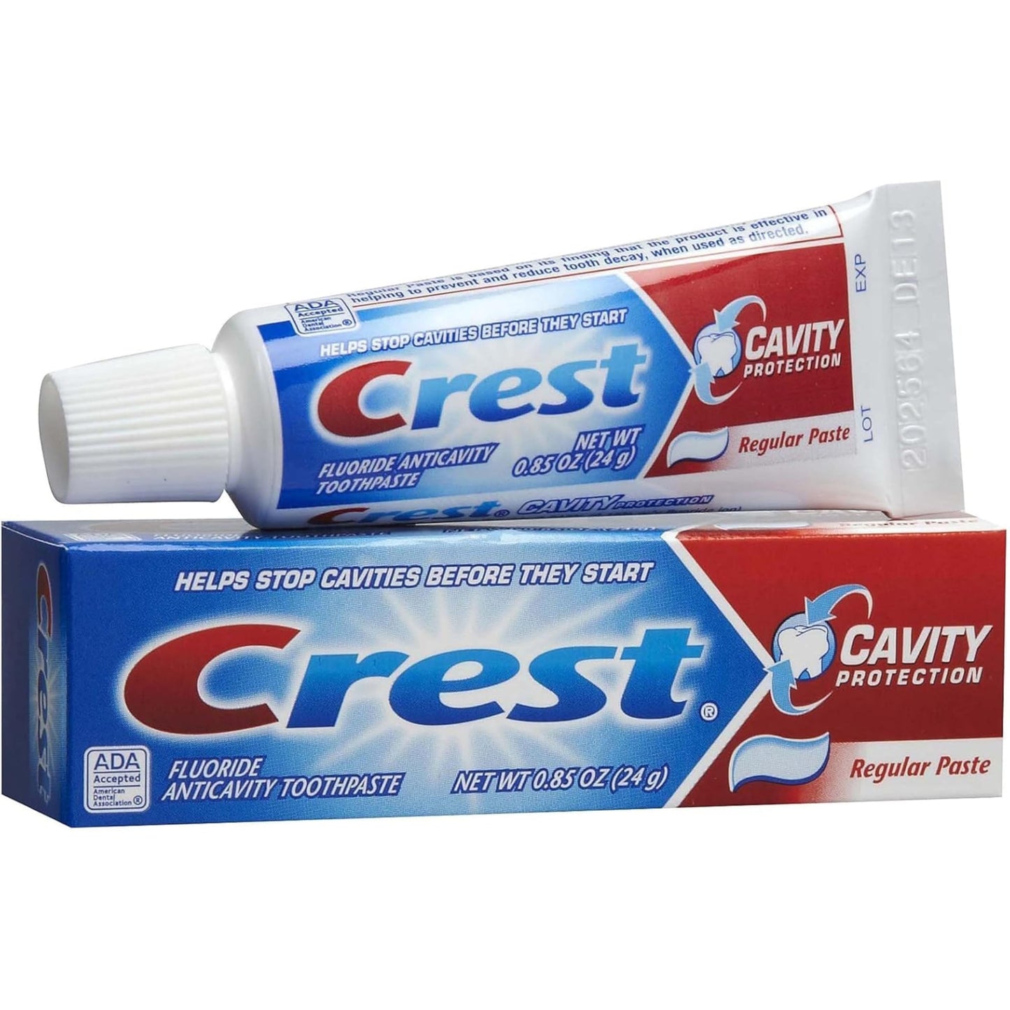 Crest Cavity Protection Toothpaste Travel Size 0.85 oz (24 g) | Pack of 10