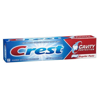 Crest Fluoride Anticavity Toothpaste - Regular Paste, 8.2 oz, Pack of 5