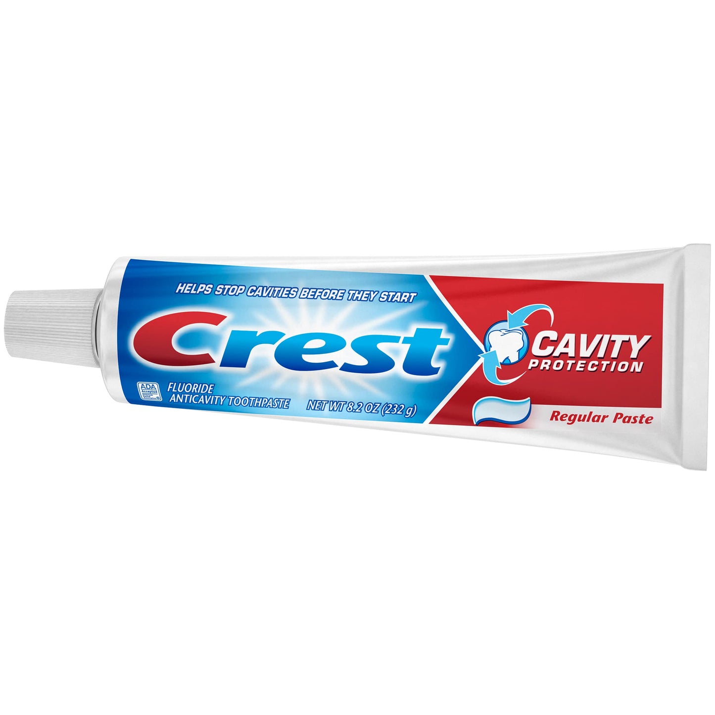 Crest Fluoride Anticavity Toothpaste - Regular Paste, 8.2 oz, Pack of 5