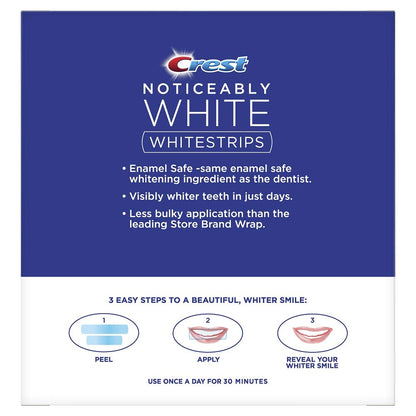 Crest Noticeably White Whitestrips – 20 Strips, 10 Treatments