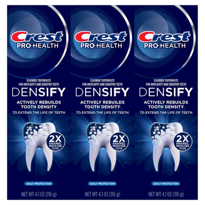 Crest Pro-Health Densify Toothpaste 3-Pack, 4.1oz - Anticavity & Sensitive Teeth