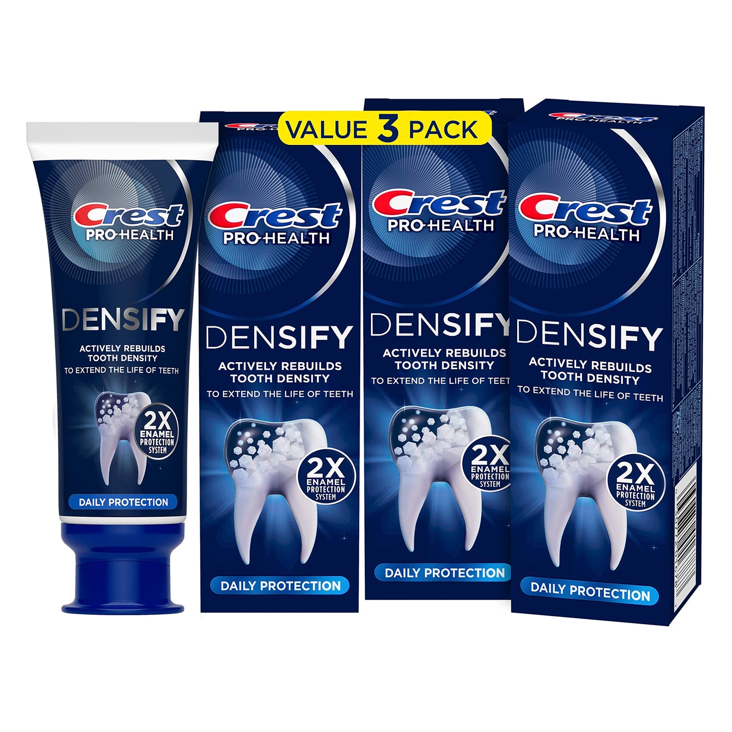 Crest Pro-Health Densify Toothpaste 3-Pack, 4.1oz - Anticavity & Sensitive Teeth
