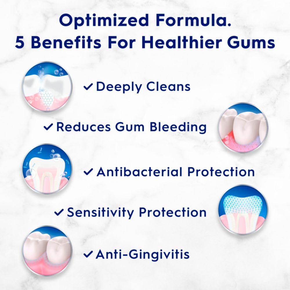 Crest Pro-Health Gum Detoxify and Restore Deep Clean Toothpaste – 3 x 4.6 oz | Anticavity, Antibacterial Fluoride, Gum & Enamel Protection