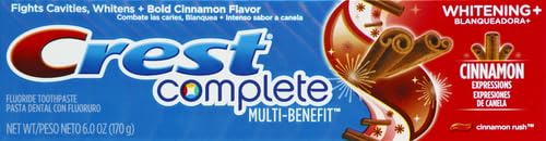 Crest Whitening Expressions Fluoride Anticavity Toothpaste Cinnamon Rush 6 oz