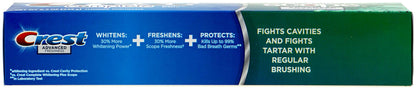 Crest Complete Multi-Benefit Fluoride Toothpaste - Extra Whitening & Freshness (8.2 oz x3)