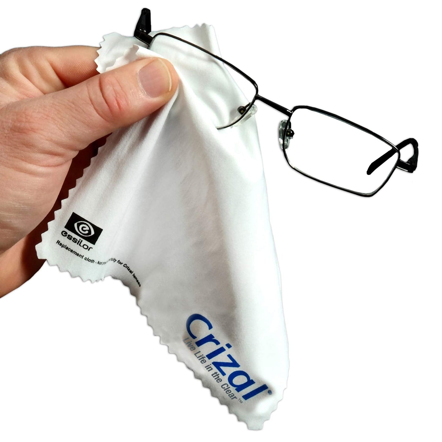 Crizal 4 Pack Cleaning Cloths - Premium Microfiber for AR Lenses