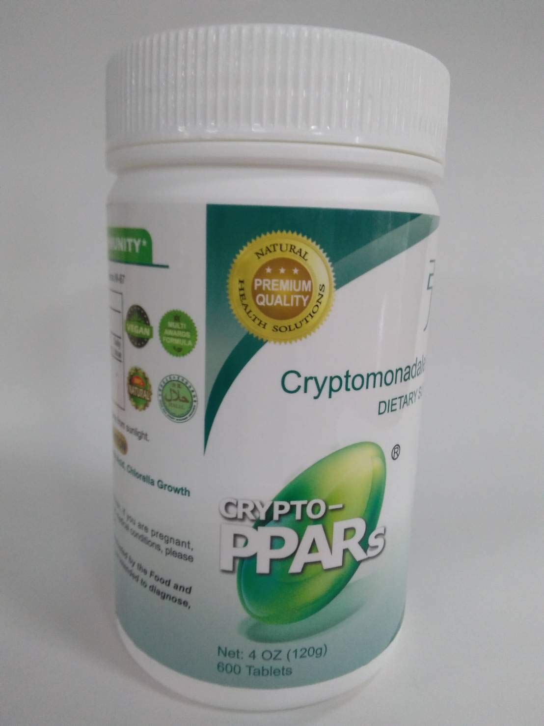 Cryptomonadales. Organic, Raw Spirulina Chlorella 600 Tablets
