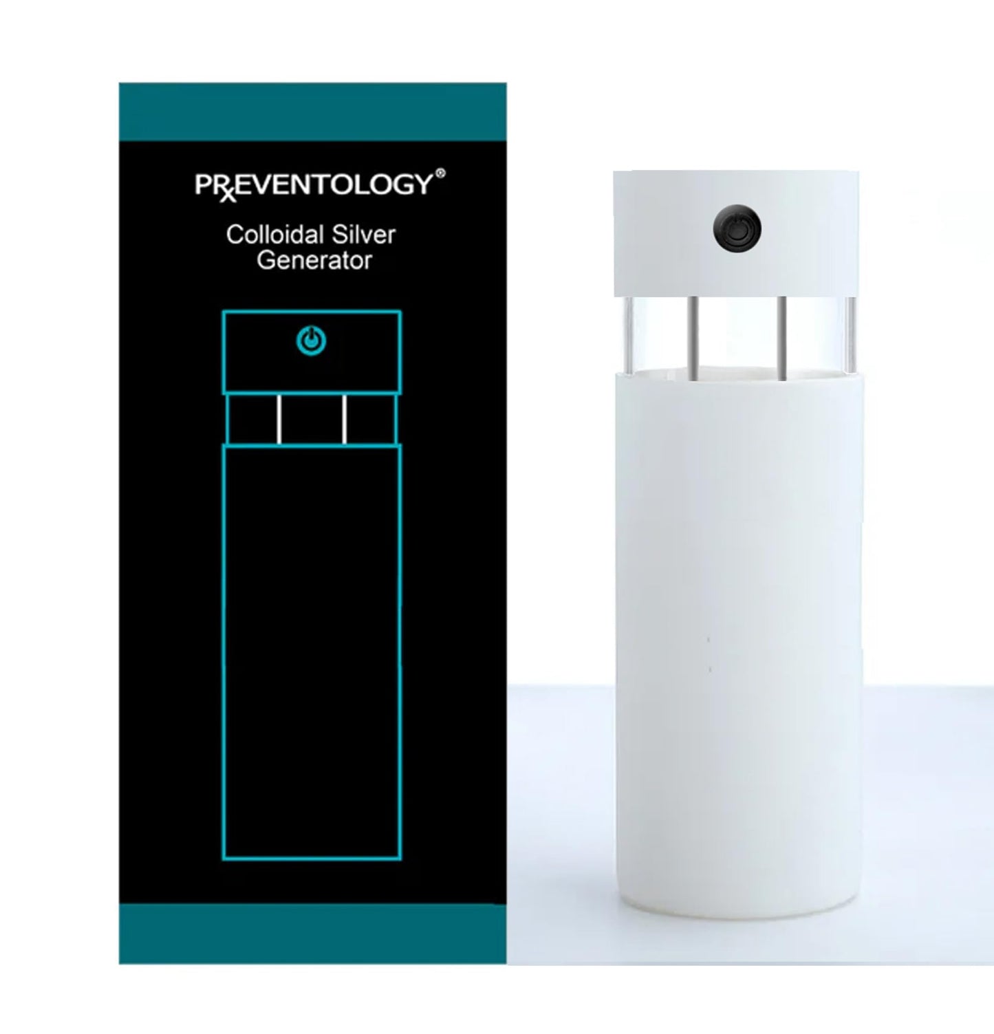 Colloidal Silver Generator CS Pro - Best-in-Class, One-Touch UI (White)
