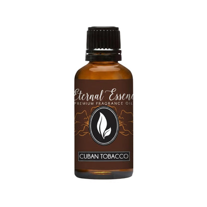 Cuban Tobacco Fragrance Oil 30ml – Warm Spice, Vanilla & Amber Woods | Eternal Essence Oils