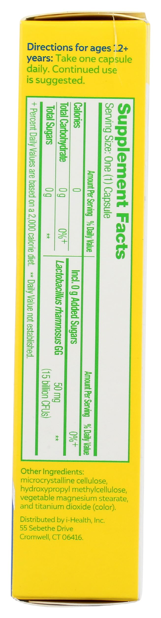 Culturelle Probiotic Vegetarian Capsules – Digestive Health (30 Count)