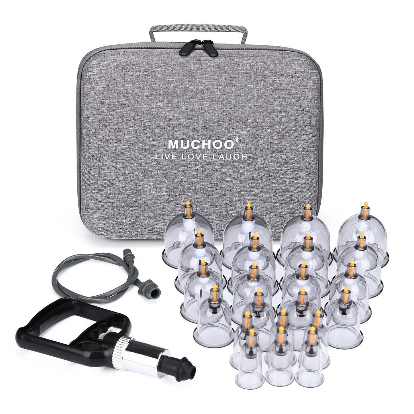 Cupping Set – Professional Chinese Acupoint Therapy, 22-Cup Portable with Vacuum Pump & Travel Case