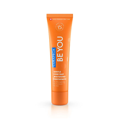 Curaprox Whitening Toothpaste – Fresh Breath & Gum Care | Enzymatic Formula, Peach & Apricot Flavor, 60ml | Vegan, SLS-Free, Fluoride 950ppm | Swiss Made