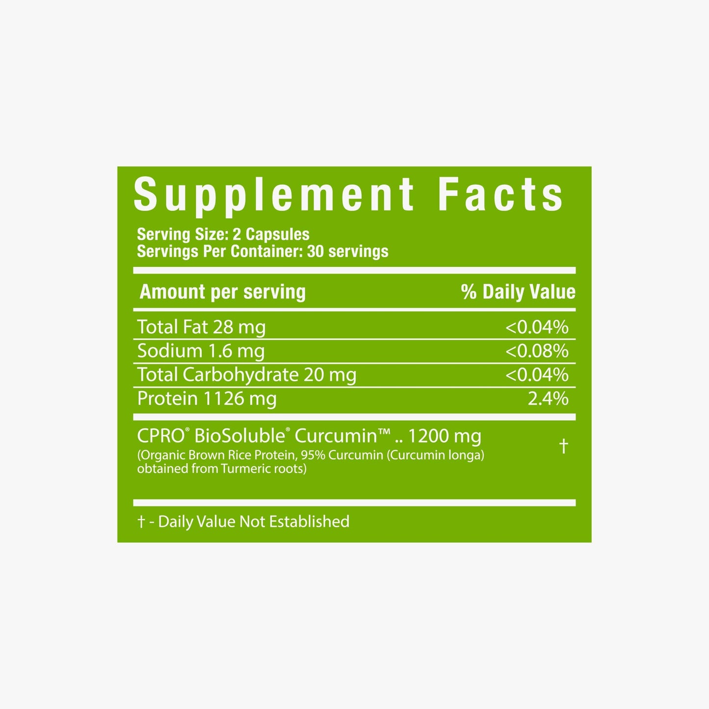 CurcuminPro Complete Vegan | BioSoluble Turmeric Curcumin + Brown Rice Protein | 60 Count
