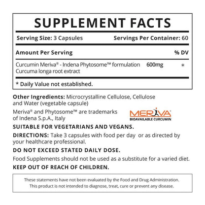 CurcuminX4000 with Fenugreek – Meriva Curcumin Phytosome Herbal Supplement (Refill Pouch)