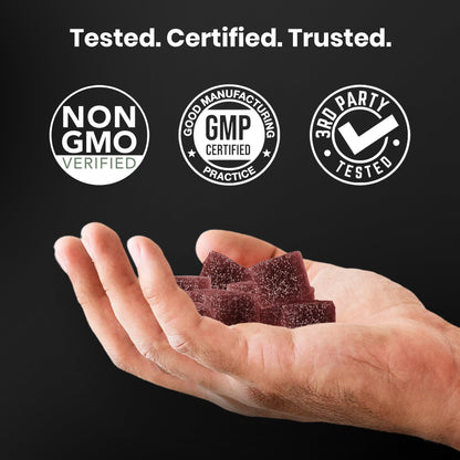 Cured Shilajit Gummies for Men - 85+ Minerals + Organic Manuka Honey