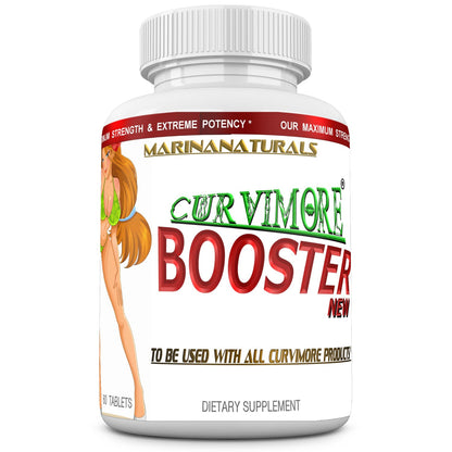 CURVIMORE BOOSTER – Breast & Butt Enhancement, Lip Plumping, Skin Tightening