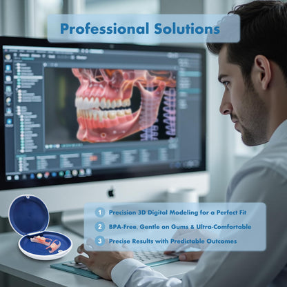 Custom Removable Dentures – Personalized Partial Denture Set with Storage Case | 1–6 Teeth Coverage