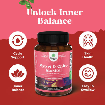 Myo-Inositol & D-Chiro Inositol Capsules - Hormone Balance & Fertility