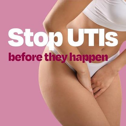 Cystex Cranberry Urinary Health Supplement – 3-in-1 UTI Protection with Probiotics, Prebiotics & Vitamin C