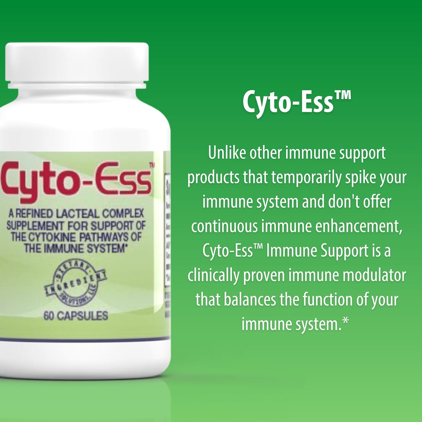 Cyto-Ess Immune Support | Jigsaw Health | 60 Capsules (60 Servings)