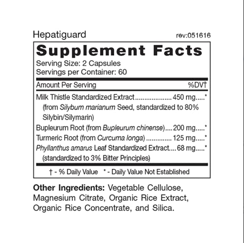 D'Adamo Blood Type Diet Hepatiguard – All Types, 120 Capsules | Natural Liver Support
