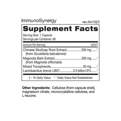 D'Adamo Personalized Nutrition ImmunoSynergy – Immune Support Formula