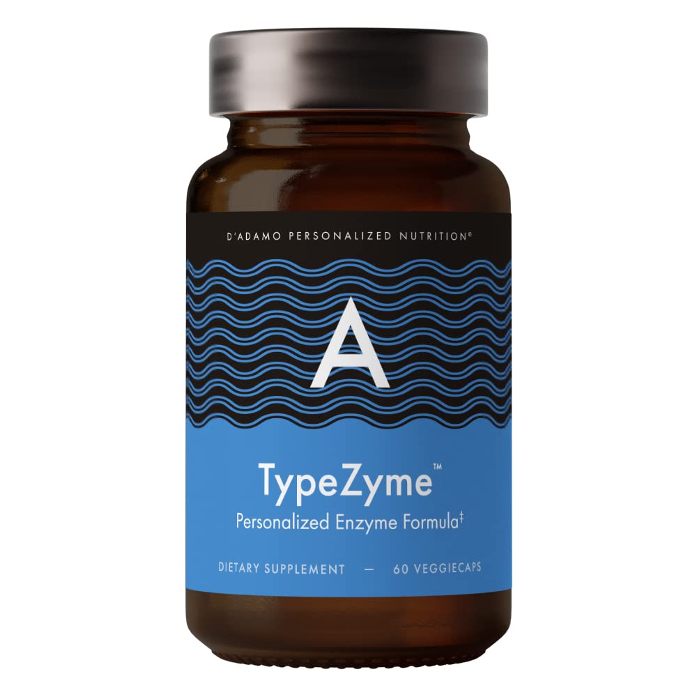 D'Adamo TypeZyme - Digestive Enzyme for Blood Type A | Personalized Nutrition
