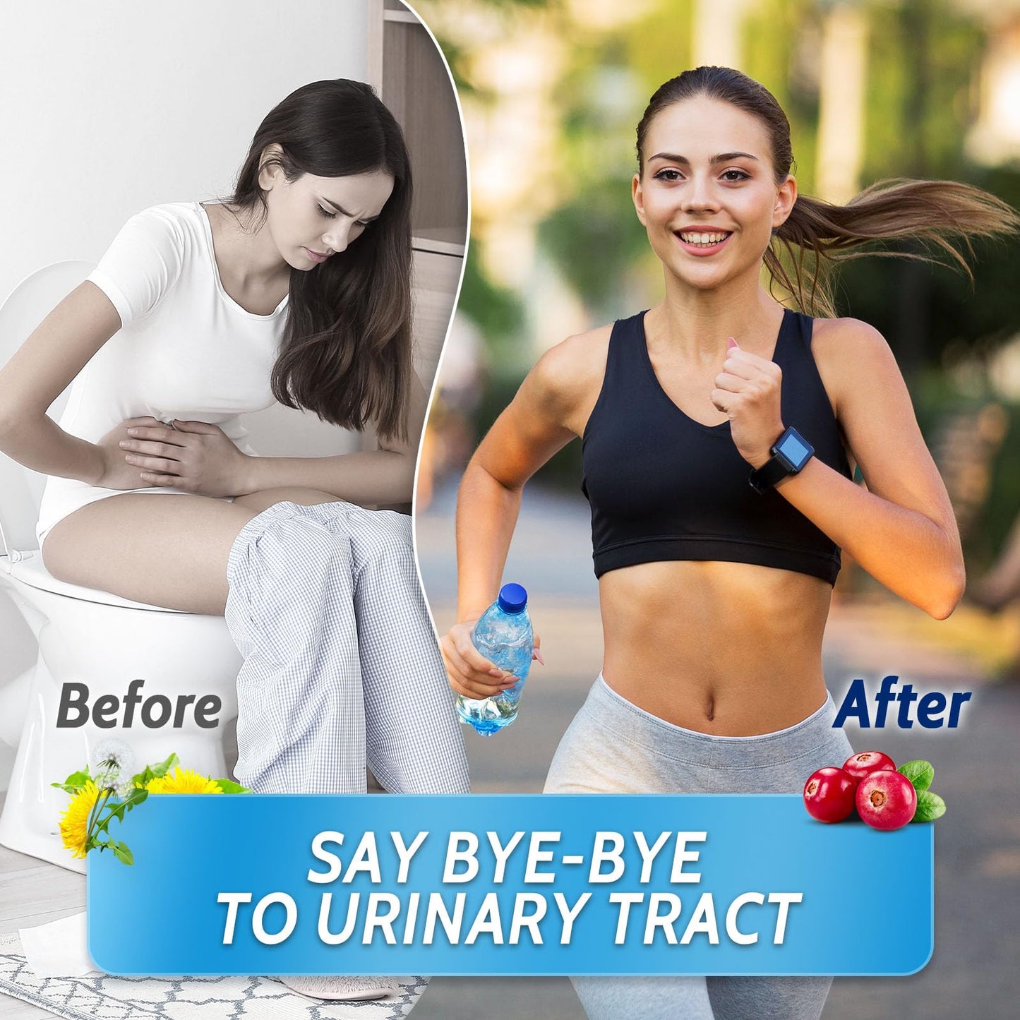 5 in 1 Cranberry UTI Support for Women – 36 mg PAC, 90 Caps