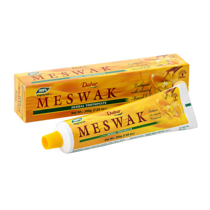 Dabur Meswak Toothpaste – Fluoride Free, Miswak Essence (Pack of 3)