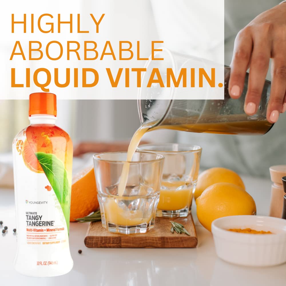 Majestic Earth Tangy Tangerine 32oz – Gluten-Free Liquid Multivitamin