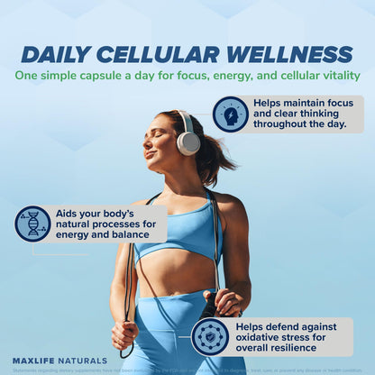 Neuro NACET 60 Capsules | Ethyl Ester NAC for Brain & Lung Support - MaxLife Naturals