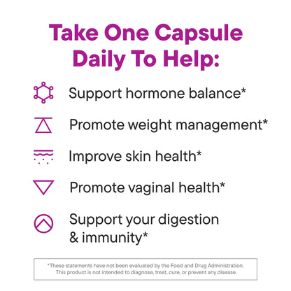 Daily Nouri Hormone Balance Probiotic for Women | 7 Strains, 30-Day