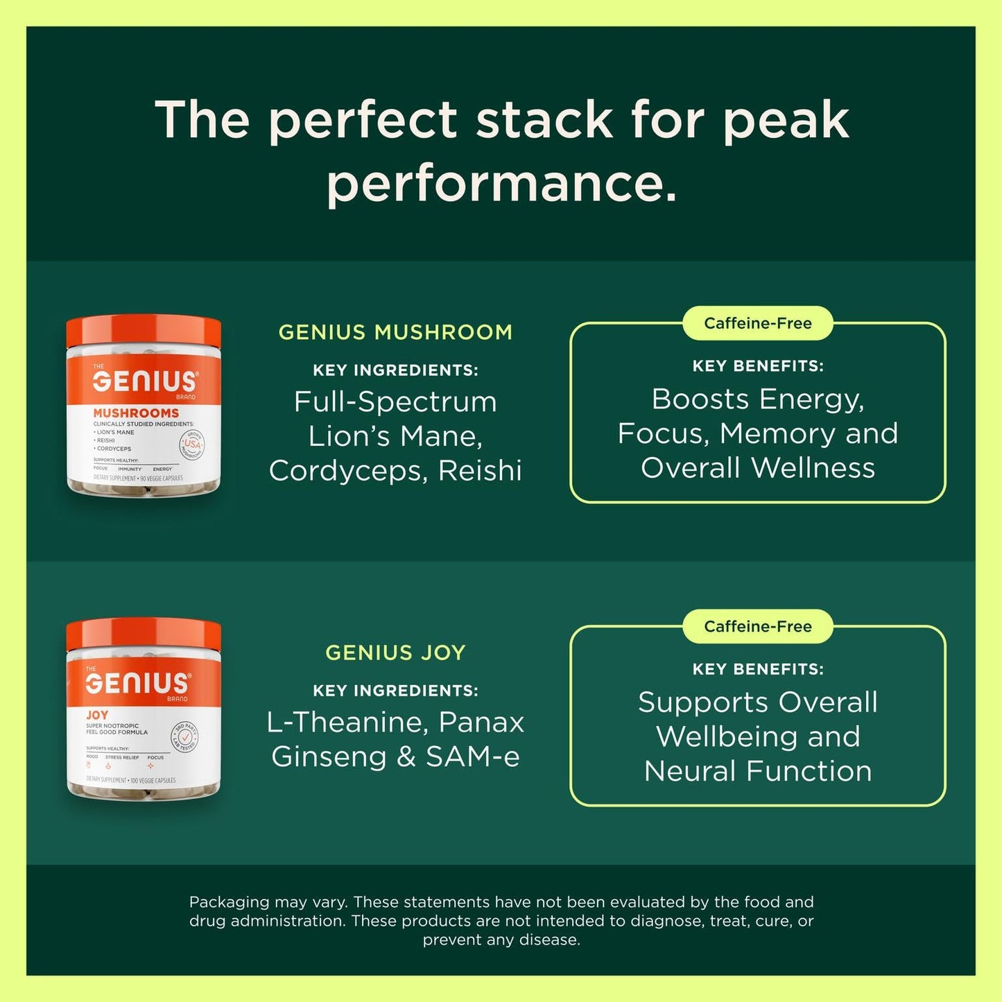 The Genius Brand Daily Superfood Greens - Organic Pineapple Powder, 30 Servings