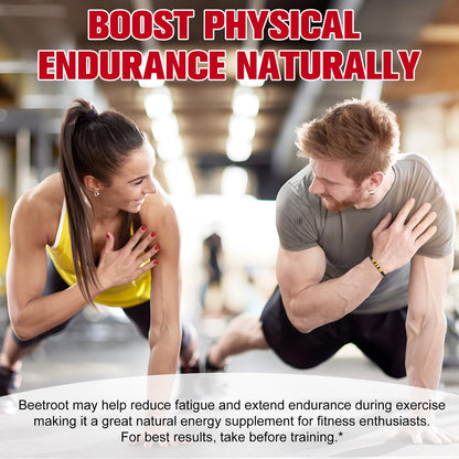 Beet Root Capsules | Beet Root Powder Supplement (60 Capsules) – Non-GMO & Gluten Free