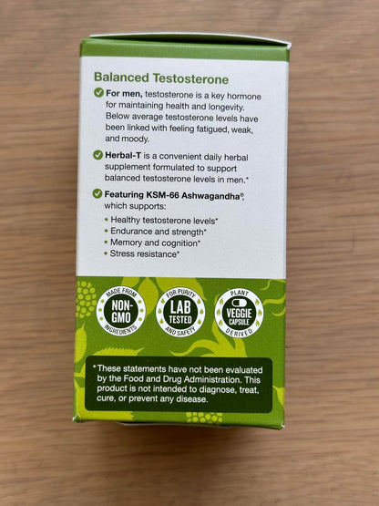 DailyNutra Herbal T Men's Health Formula - Endurance & Vitality (3-Pack)