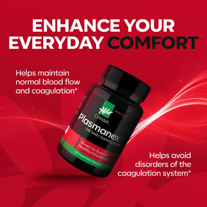 Daiwa Plasmanex 1 – Blood Circulation Supplement | 60 Vegan Capsules