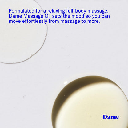 Massage Oil for Women by Dame – Sandalwood & Cardamom, Doctor Approved