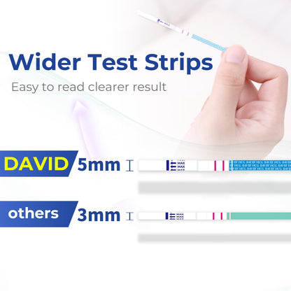 DAVID Pregnancy Test Strips – Early Detection HCG, 10 Count, 6 Days Before Missed Period