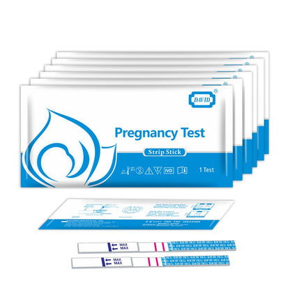 DAVID Pregnancy Test Strips – Early Detection HCG, 10 Count, 6 Days Before Missed Period